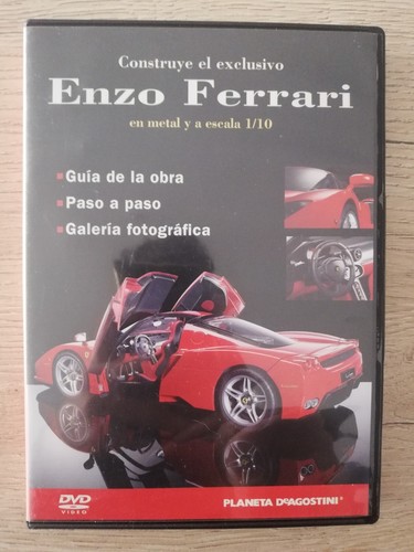 Dvd ferrari enzo escala - escala, 1:10
